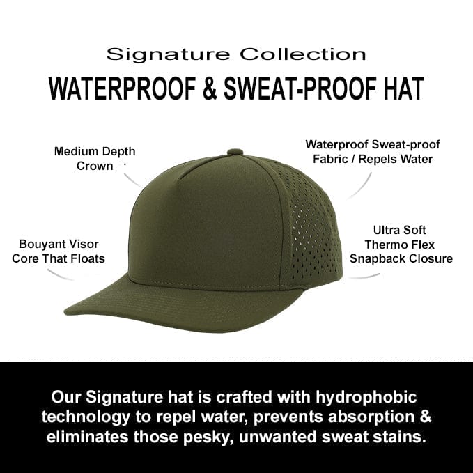 Forest Green Beaver Signature Waterproof Hat