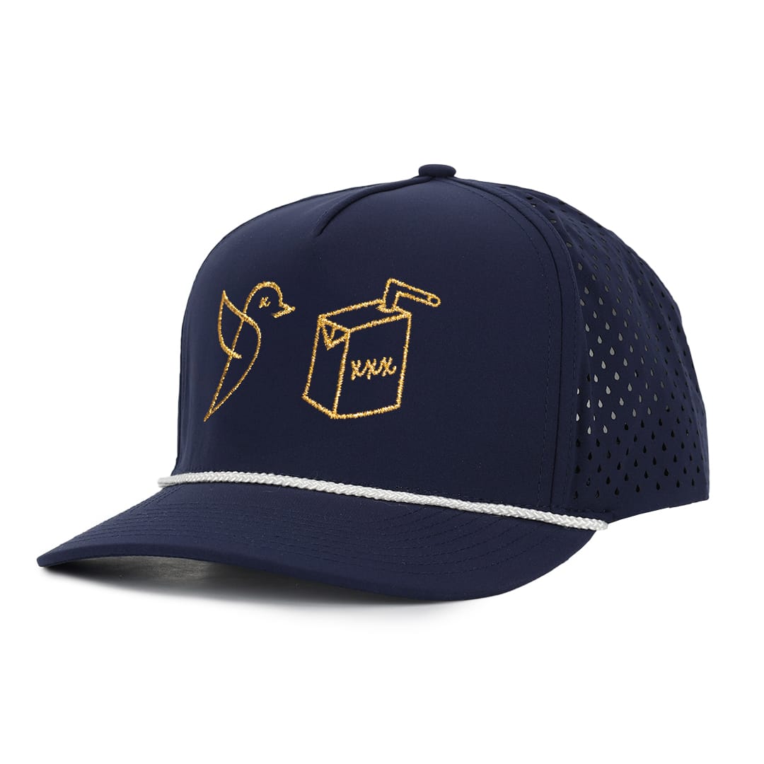 Navy Birdy Juice Signature Waterproof Hat