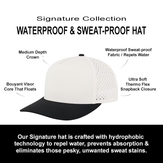 The Links Tan & Black Signature Waterproof Hat